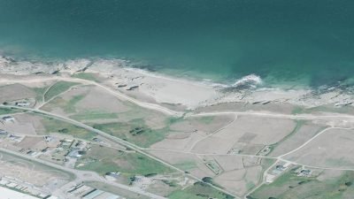 Vista aérea de Sarrido, Foz
