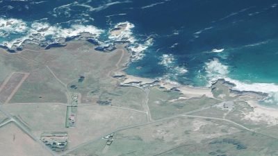 Vista aérea de Sartaña, Ferrol