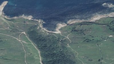 Vista aérea de Sisurko, Hondarribia