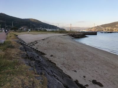 Playa de Sobreira en Moaña