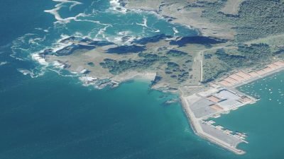 Vista aérea de Sonreiras, Cedeira
