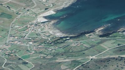 Vista aérea de Suevos, Arteixo