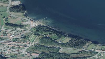 Vista aérea de Supicho, Boiro