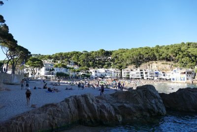 Playa de Tamariu en Palafrugell