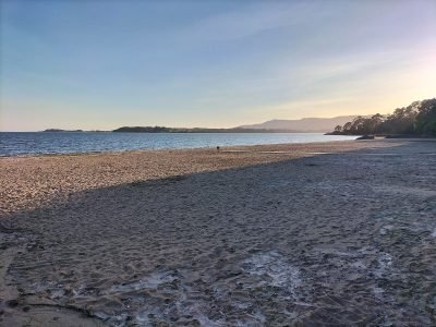 Playa de Tanxil en Rianxo
