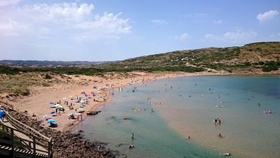 Playa de Tirant en Es Mercadal