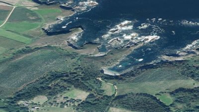 Vista aérea de Torbas, El Franco