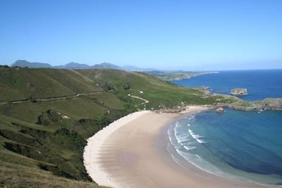 Playa de Torimbia en Llanes