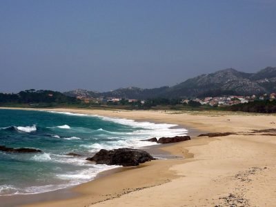 Playa de Xuño en Porto do Son