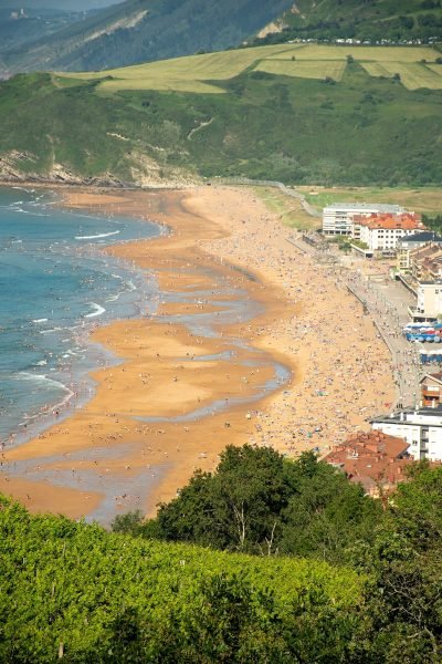 Playa de Zarautz en Zarautz