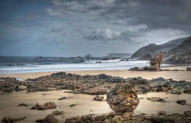 Playa Xan-Xun en Muros de Nalón, Asturias — foto 2 de 5