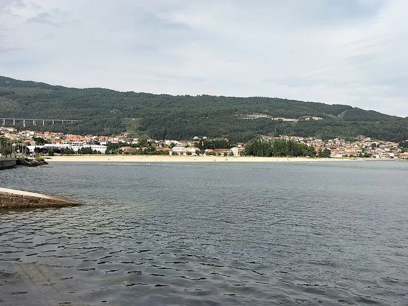 Playa de Xunqueira en Moaña